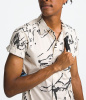 Рубашка TNF S/S Baytrail Pattern Shirt (Мужской; M; WhiteDune CoyoteField SketchPrint)